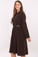 Sukienka Model MI-SK-92400.17 Dark Brown - Italy Moda