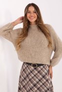 Sweter Damski Model MI-SW-1311.31 Beige - Italy Moda