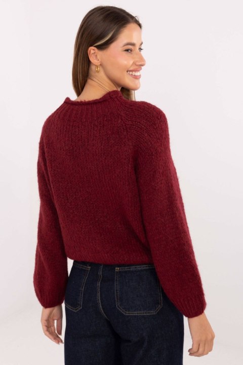 Sweter Damski Model MI-SW-1311.31 Bordo - Italy Moda