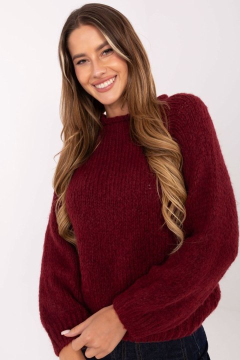 Sweter Damski Model MI-SW-1311.31 Bordo - Italy Moda
