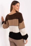 Sweter Damski Model MI-SW-2309.95 Brown - Italy Moda