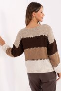 Sweter Damski Model MI-SW-2309.95 Light Beige - Italy Moda