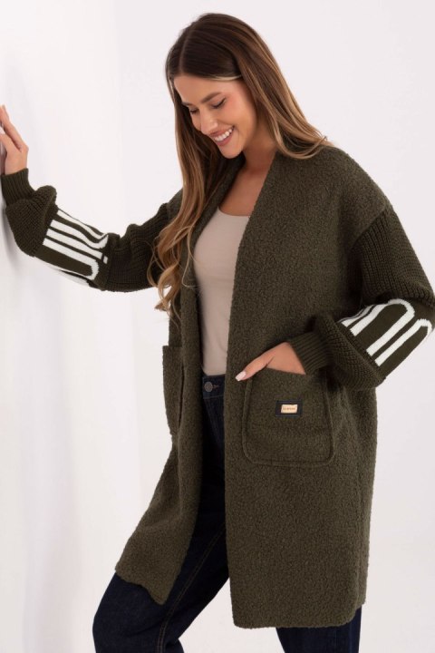 Sweter Kardigan Model IT-SW-80678.84 Khaki - Factory Price Sweter Kardigan Model IT-SW-80678.84 Khaki - Factory Price