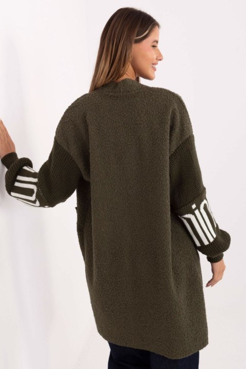 Sweter Kardigan Model IT-SW-80678.84 Khaki - Factory Price Sweter Kardigan Model IT-SW-80678.84 Khaki - Factory Price