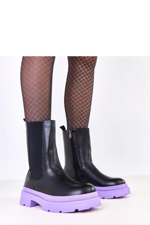 Botki Model Fortley D89516-5 Black - Solea