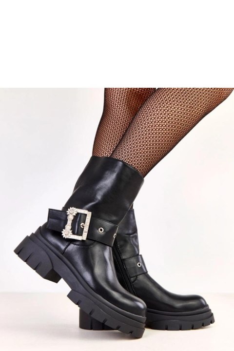 Botki Model Friga K323 Black - Solea Botki Model Friga K323 Black - Solea