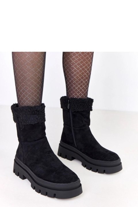 Botki Model Kalerej XH9369-1 Black - Solea Botki Model Kalerej XH9369-1 Black - Solea