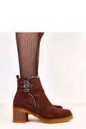 Botki Model Karena A8222 Brown - Solea