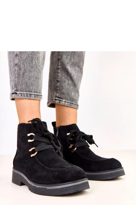 Botki Model Katrins A8226 Black - Solea Botki Model Katrins A8226 Black - Solea