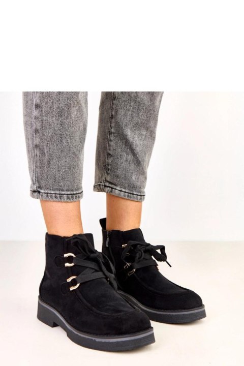 Botki Model Katrins A8226 Black - Solea Botki Model Katrins A8226 Black - Solea