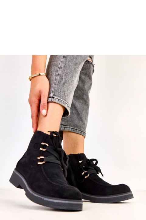 Botki Model Katrins A8226 Black - Solea Botki Model Katrins A8226 Black - Solea