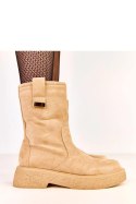 Botki Model Mileda LEI-85 Beige - Solea