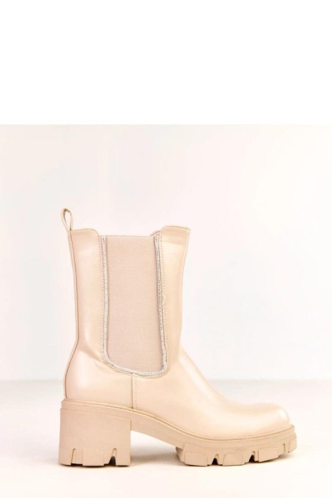 Botki Model Rimina K322 Beige - Solea Botki Model Rimina K322 Beige - Solea