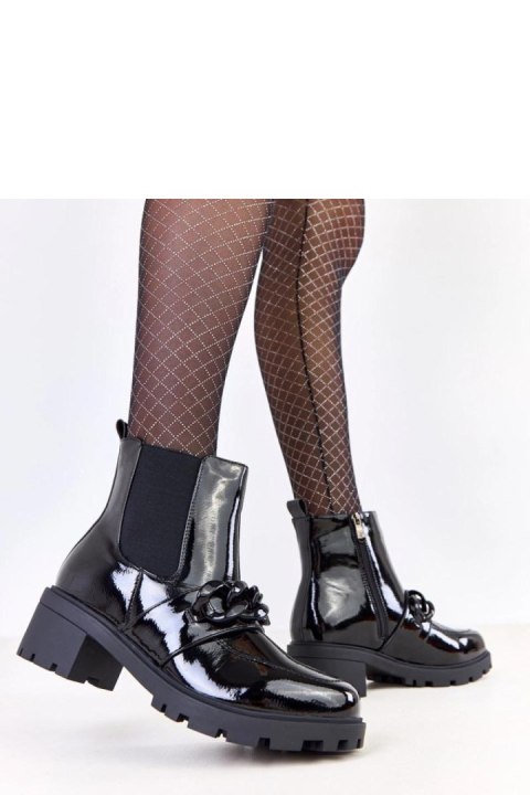 Botki Model Sentley D8793-2 Black - Solea Botki Model Sentley D8793-2 Black - Solea