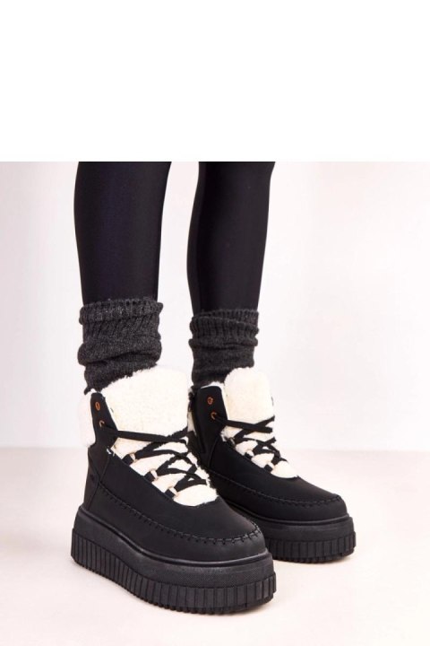 Botki Sportowe Model Lorraine ZH15 Black - Solea Botki Sportowe Model Lorraine ZH15 Black - Solea