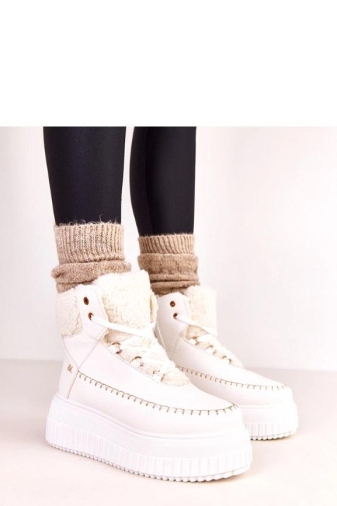 Botki Sportowe Model Lorraine ZH15 White - Solea Botki Sportowe Model Lorraine ZH15 White - Solea