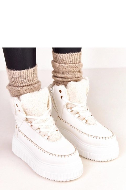 Botki Sportowe Model Lorraine ZH15 White - Solea Botki Sportowe Model Lorraine ZH15 White - Solea