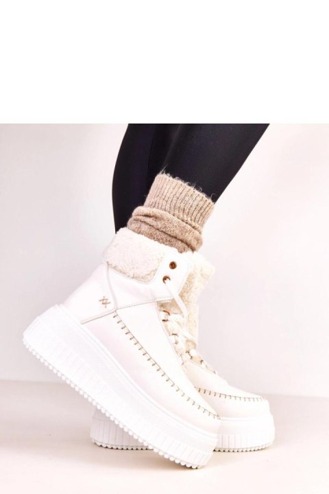 Botki Sportowe Model Lorraine ZH15 White - Solea Botki Sportowe Model Lorraine ZH15 White - Solea