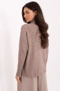 Golf Damski Model IT-SW-8003.18P Dark Beige - Rue Paris