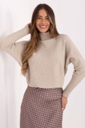 Golf Damski Model IT-SW-8003.18P Light Beige - Rue Paris