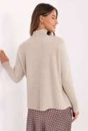 Golf Damski Model IT-SW-8003.18P Light Beige - Rue Paris