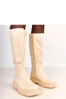 Kozaki Model Maja E8611 Beige - Solea