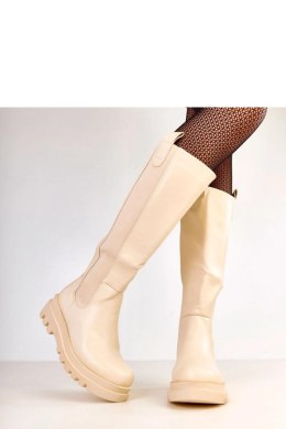 Kozaki Model Maja E8611 Beige - Solea