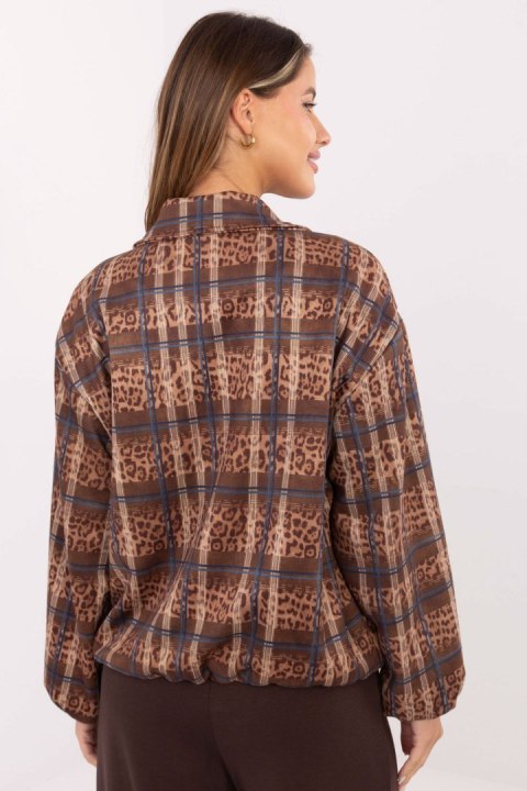 Kurtka Damska Model IT-KR-5773.23 Camel - Rue Paris Kurtka Damska Model IT-KR-5773.23 Camel - Rue Paris