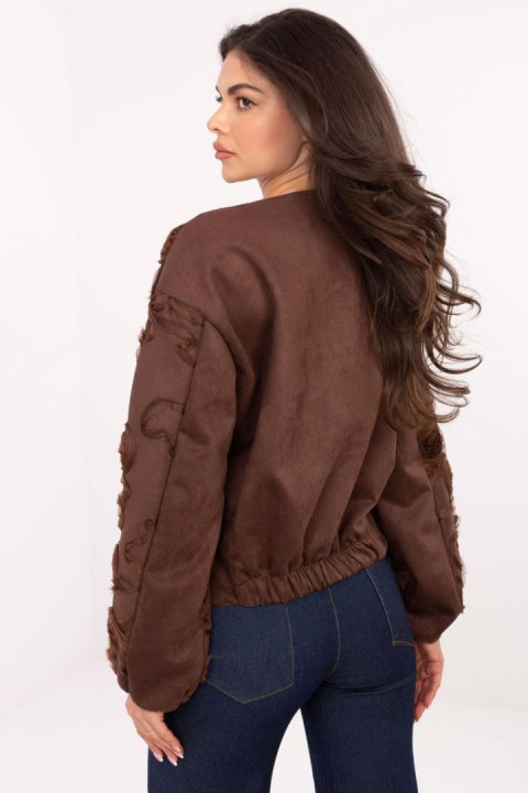 Kurtka Damska Model IT-KR-5776.66 Brown - Rue Paris Kurtka Damska Model IT-KR-5776.66 Brown - Rue Paris