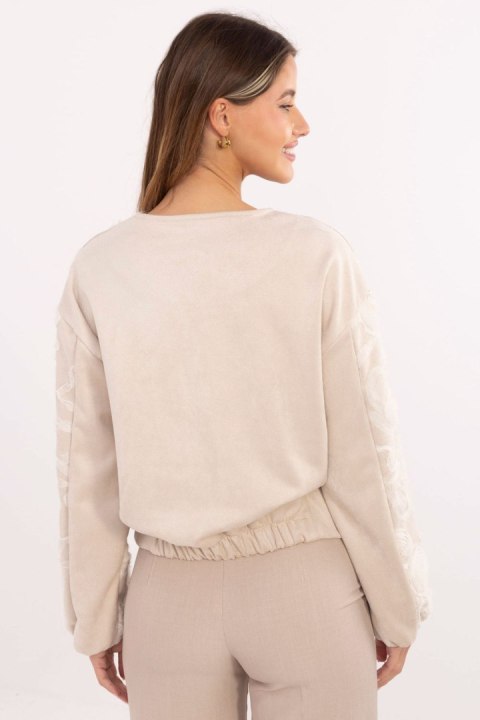 Kurtka Damska Model IT-KR-5776.66 Light Beige - Rue Paris Kurtka Damska Model IT-KR-5776.66 Light Beige - Rue Paris