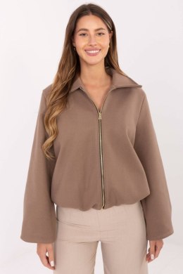 Kurtka Damska Model IT-KR-FL9725.08P Dark Beige - Rue Paris