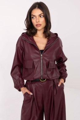 Kurtka Damska Model IT-KR-FL9729.15P Bordo - Rue Paris