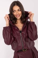 Kurtka Damska Model IT-KR-FL9729.15P Bordo - Rue Paris Kurtka Damska Model IT-KR-FL9729.15P Bordo - Rue Paris
