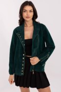 Kurtka Damska Model MBM-KR-L176.87 Dark Green - MBM Kurtka Damska Model MBM-KR-L176.87 Dark Green - MBM