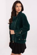 Kurtka Damska Model MBM-KR-L176.87 Dark Green - MBM Kurtka Damska Model MBM-KR-L176.87 Dark Green - MBM