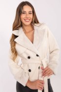 Płaszcz Damski Model IT-KR-4608.05P Light Beige - Rue Paris
