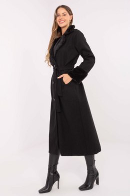 Płaszcz Damski Model IT-PL-4602.01P Black - Rue Paris