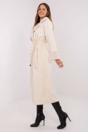 Płaszcz Damski Model IT-PL-4602.01P Ecru - Rue Paris