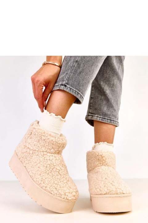 Śniegowce Model Lasso C2035-3 Beige - Solea Śniegowce Model Lasso C2035-3 Beige - Solea