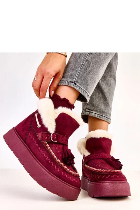 Śniegowce Model Maurisa C2068-6 Bordo - Solea Śniegowce Model Maurisa C2068-6 Bordo - Solea