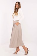 Spódnica Model IT-SD-81036.32 Beige - Rue Paris Spódnica Model IT-SD-81036.32 Beige - Rue Paris