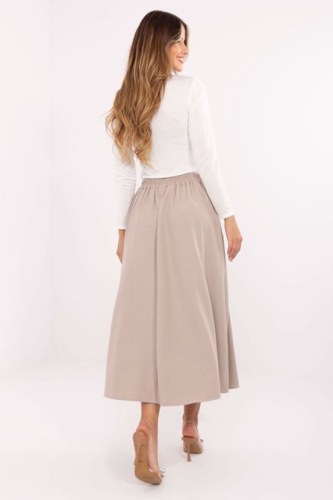 Spódnica Model IT-SD-81036.32 Beige - Rue Paris Spódnica Model IT-SD-81036.32 Beige - Rue Paris