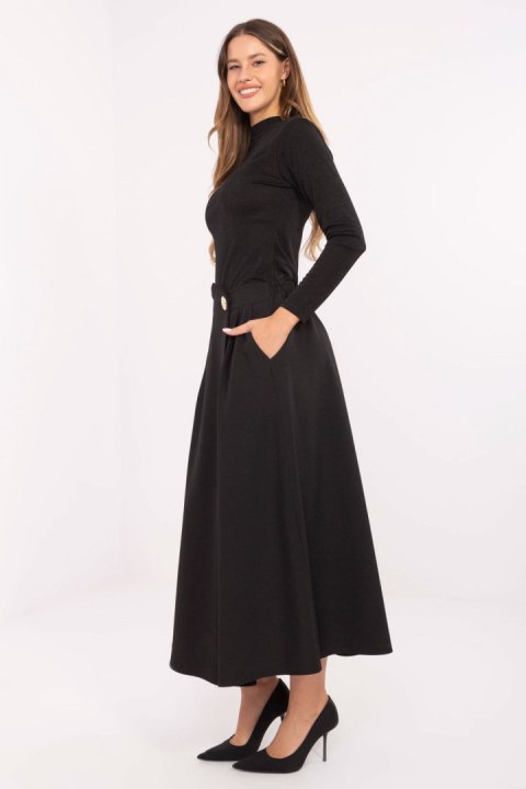 Spódnica Model IT-SD-81036.32 Black - Rue Paris Spódnica Model IT-SD-81036.32 Black - Rue Paris