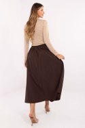 Spódnica Model IT-SD-81036.32 Dark Brown - Rue Paris