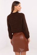 Spódnica Model IT-SD-FL3019.83 Light Brown - Rue Paris Spódnica Model IT-SD-FL3019.83 Light Brown - Rue Paris