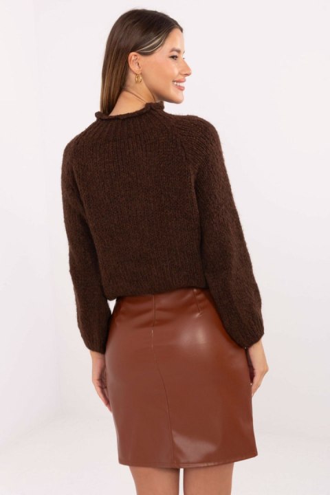 Spódnica Model IT-SD-FL3019.83 Light Brown - Rue Paris Spódnica Model IT-SD-FL3019.83 Light Brown - Rue Paris