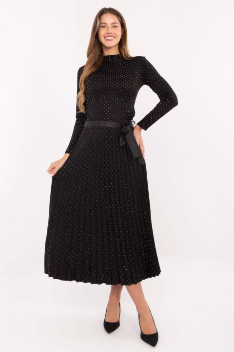Spódnica Model MI-SD-121402.59 Black - Rue Paris Spódnica Model MI-SD-121402.59 Black - Rue Paris