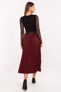 Spódnica Model MI-SD-121402.59 Bordo - Rue Paris