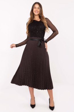 Spódnica Model MI-SD-121402.59 Dark Brown - Rue Paris