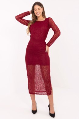 Spódnica Model MI-SD-122436.60 Bordo - Rue Paris